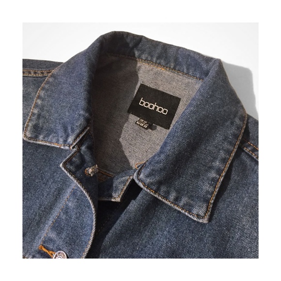 Boohoo Distressed Denim Jacket - Picture 3 of 3